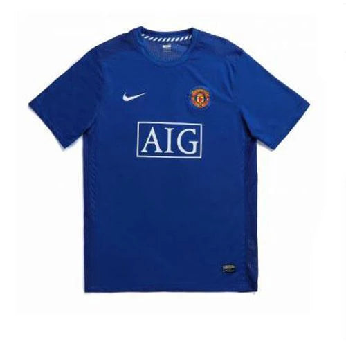 MANCHESTER UNITED 2007-2008 BLUE KIT