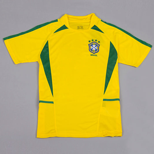 Retro 2002 Brazil Home Kit