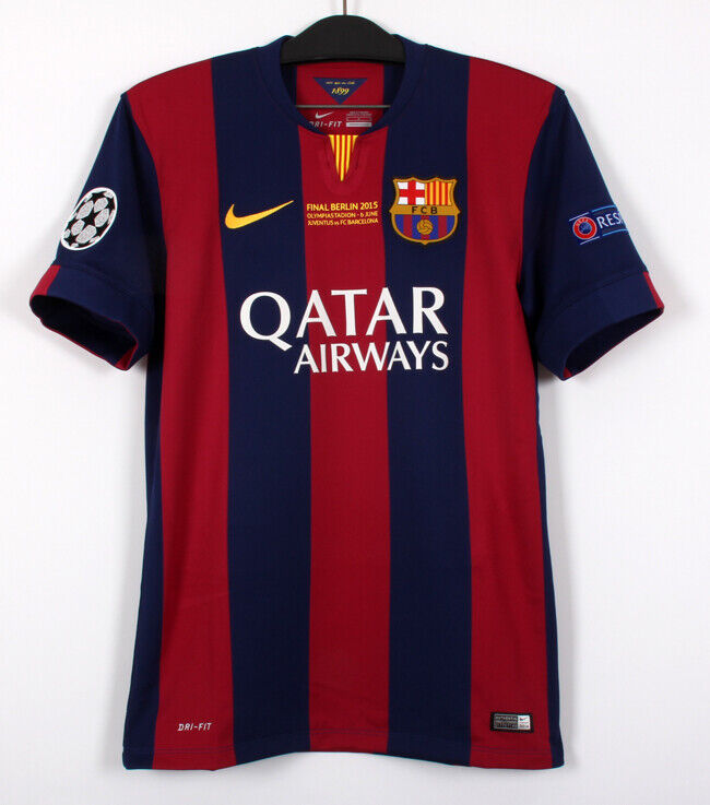 2015 FC BARCELONA LIONEL MESSI CHAMPIONS LEAGUE FINAL KIT